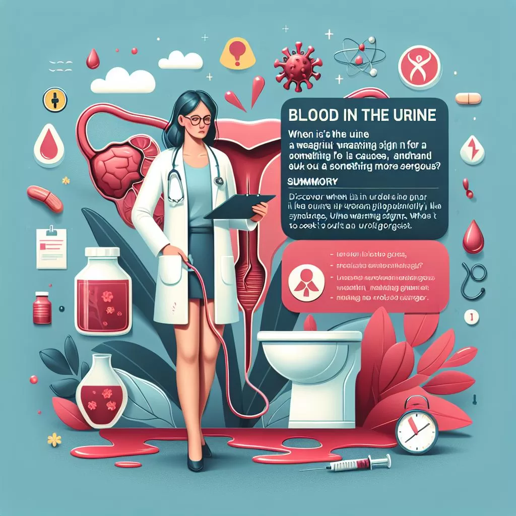 sangue na urina